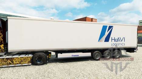 La peau HAVI Logistics pour les semi-frigorifiqu pour Euro Truck Simulator 2