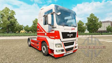 La peau sur TruckSim tracteur HOMME pour Euro Truck Simulator 2