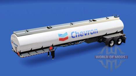 La peau de Chevron dans le réservoir de carburan pour American Truck Simulator