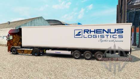 Haut Rhenus Logistics für semi-refrigerated für Euro Truck Simulator 2