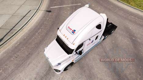 Haut Laden Einer auf einem LKW Freightliner Casc für American Truck Simulator
