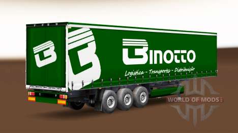 Binotto Transportes skin für trailer Vorhang für Euro Truck Simulator 2
