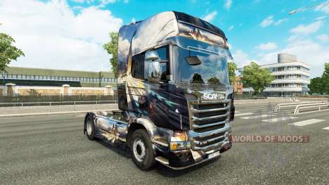 De la peau pour Scania camion pour Euro Truck Simulator 2