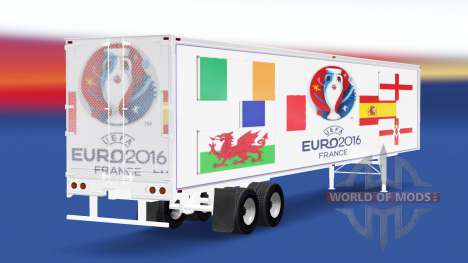 Haut Euro 2016 v3.0 auf dem semi-trailer für American Truck Simulator