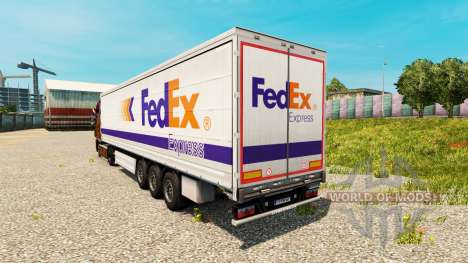FedEx Haut für Anhänger für Euro Truck Simulator 2