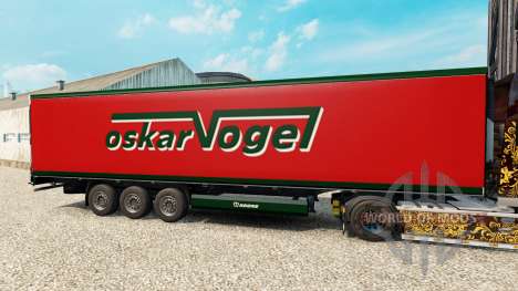 La peau Oskar Vogel sur la semi-remorque-le réfr pour Euro Truck Simulator 2