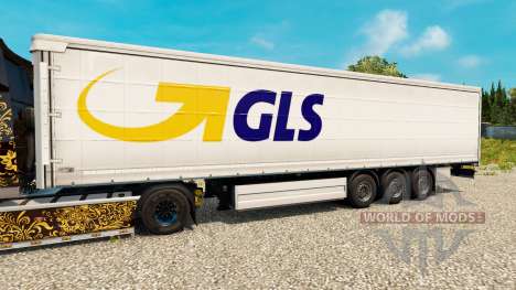 La peau GLS pour les remorques pour Euro Truck Simulator 2