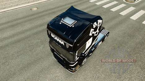 V8 de la peau pour Scania camion pour Euro Truck Simulator 2