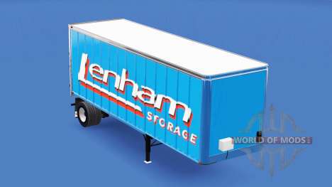 La peau Lenham sur la remorque pour American Truck Simulator