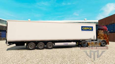 Haut Gefco für semi-refrigerated für Euro Truck Simulator 2