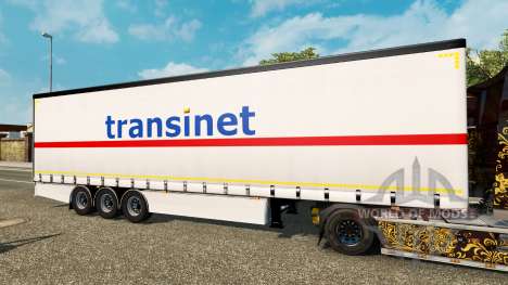 Vorhang Auflieger Krone TransiNet für Euro Truck Simulator 2