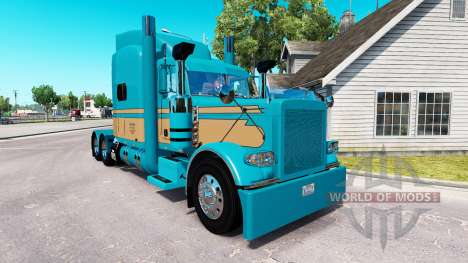 Скин Johnson Livestock LLC на Peterbilt 389 für American Truck Simulator