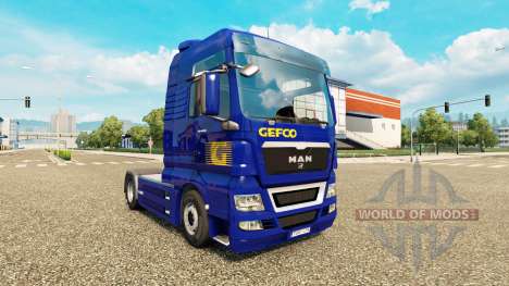Haut Gefco für Traktor MAN für Euro Truck Simulator 2