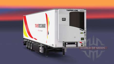 Semi-remorque frigo Chereau Transrocamar pour Euro Truck Simulator 2
