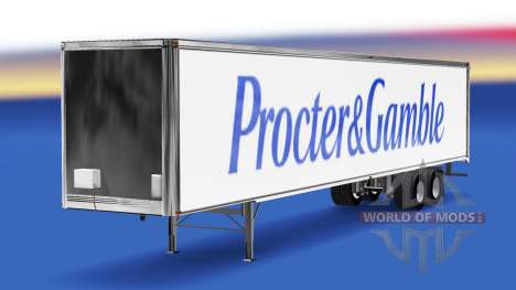 La peau Procter & Gamble remorque pour American Truck Simulator