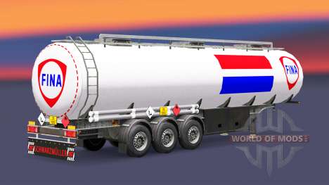 La peau de la Fina de carburant semi-remorque pour Euro Truck Simulator 2