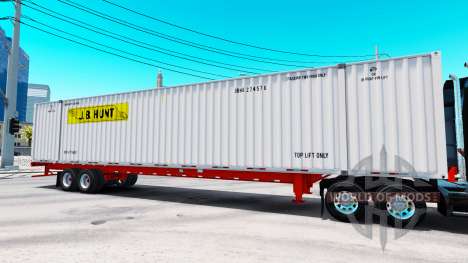 Auflieger container-J. B. Hunt für American Truck Simulator