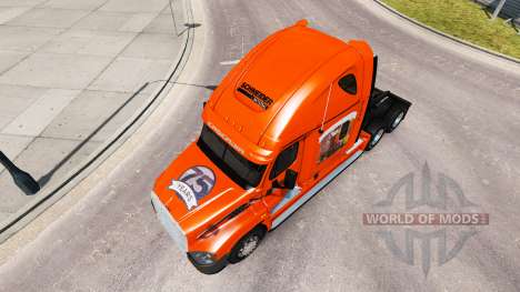 La peau sur SCHNEIDER camion Freightliner Cascad pour American Truck Simulator