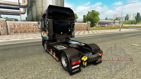Rainbow Dash de la peau pour Iveco tracteur pour Euro Truck Simulator 2