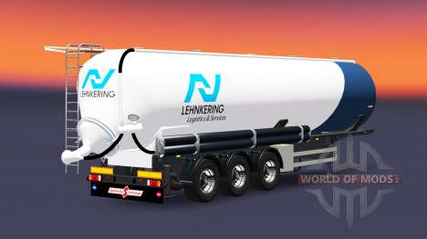 The semitrailer réservoir Lehnkering pour Euro Truck Simulator 2