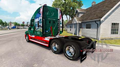 Скин INTERSTATE 80 Jahr на Freightliner Cascadia für American Truck Simulator