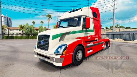 La peau De den Bosch pour Volvo camion et en EUR pour American Truck Simulator