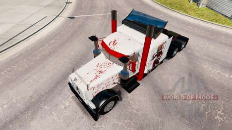 Harley Quin peau pour le camion Peterbilt 389 pour American Truck Simulator