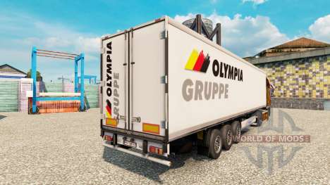 La peau de l'Olympia Gruppe semi-frigorifique pour Euro Truck Simulator 2