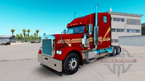 La peau Beggett sur le camion Freightliner Class pour American Truck Simulator