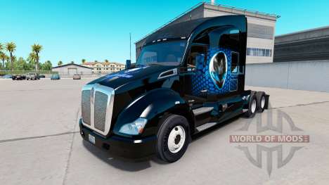 Alienware skin pour tracteur Kenworth pour American Truck Simulator