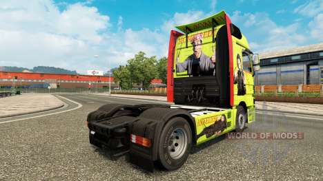 La peau Bulent Ceylan en camion Mercedes-Benz pour Euro Truck Simulator 2