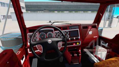 Der Innenraum der v1.1 für Kenworth W900 für American Truck Simulator
