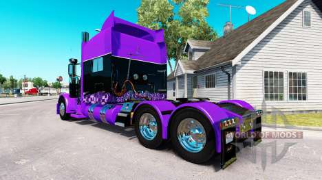 Race-Inspirierte skin für den truck-Peterbilt 38 für American Truck Simulator