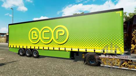 Rideau semi-remorque Krone BCP pour Euro Truck Simulator 2
