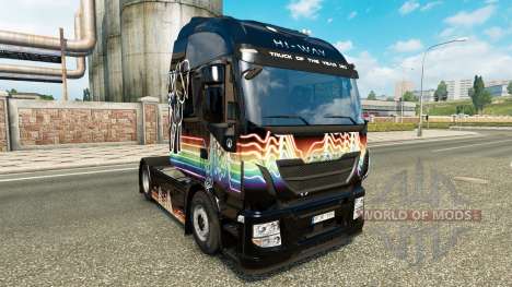 Rainbow Dash skin für Iveco-Zugmaschine für Euro Truck Simulator 2