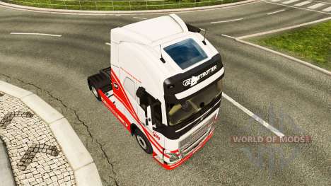 TruckSim de la peau pour Volvo camion pour Euro Truck Simulator 2