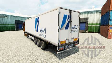 La peau HAVI Logistics pour les semi-frigorifiqu pour Euro Truck Simulator 2