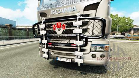 Le pare-chocs V8 v3.0 camion Scania pour Euro Truck Simulator 2