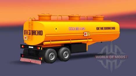 Carburant semi-remorque NefAZ pour Euro Truck Simulator 2