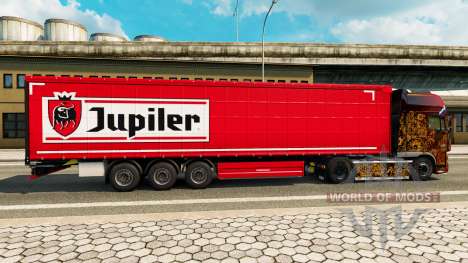 La peau de la Jupiler pour les remorques pour Euro Truck Simulator 2
