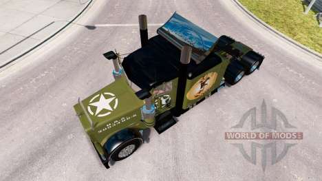 WW2 Style skin für den truck-Peterbilt 389 für American Truck Simulator