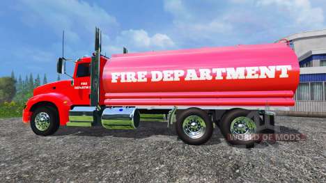 Peterbilt 387 Fire Department für Farming Simulator 2015