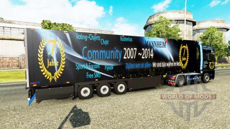 Semitrailer refrigerator Schmitz DJ Charty für Euro Truck Simulator 2