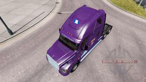 Скин Pacte de Transport на Freightliner Cascadia pour American Truck Simulator