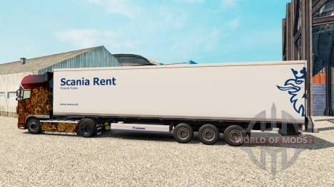 Skin Scania Rent für semi-refrigerated für Euro Truck Simulator 2