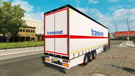 Rideau semi-remorque Krone TransiNet pour Euro Truck Simulator 2