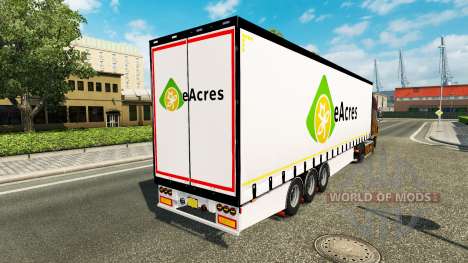 Rideau semi-remorque Krone EuroAcres pour Euro Truck Simulator 2