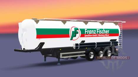 The semitrailer-tank Franz Fischer für Euro Truck Simulator 2