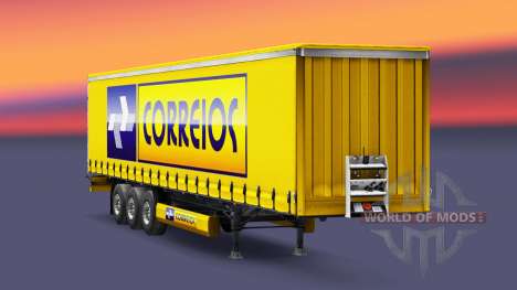 Correios Logistic Haut für Anhänger für Euro Truck Simulator 2