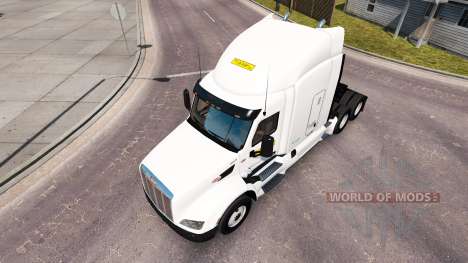 La peau sur J. B. Hunt camions Peterbilt et Volv pour American Truck Simulator